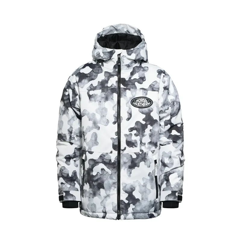 Horsefeathers Juno Youth Jacket M bílá/černá Cenový Hit