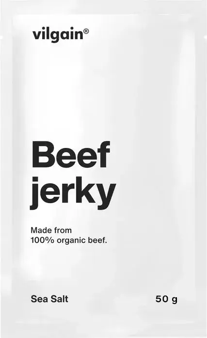 Vilgain Hovězí jerky BIO - mořská sůl 50 Oblíbený