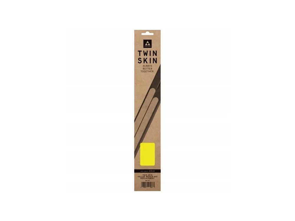 Set mohérových odrazových pásů Fischer TWIN SKIN YELLOW MOHAIR MIX 450 mm Originální