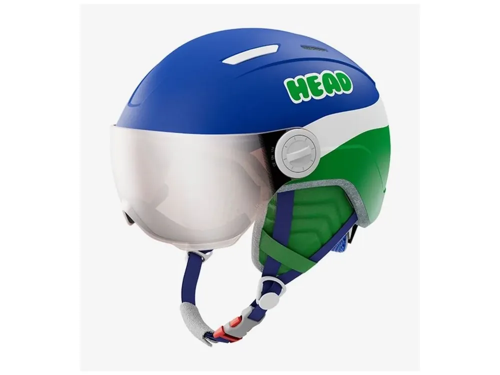 Značkový Lyžařská helma Head MOJO Visor blue/green