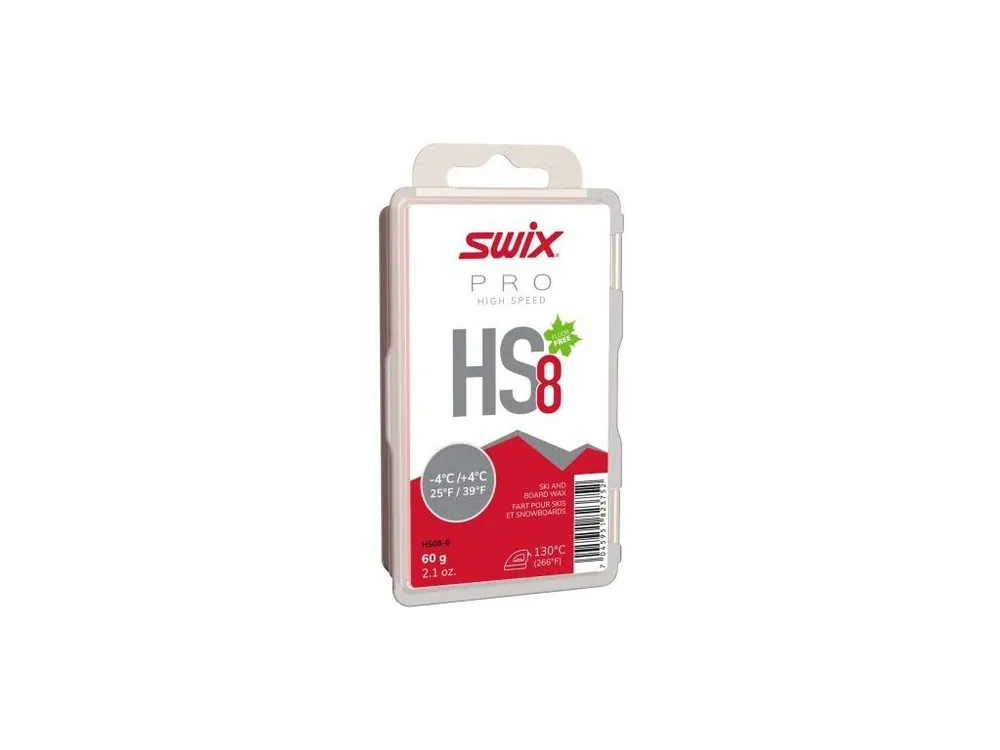 Výprodej Vosk Swix High Speed HS08-6 (-4°C/+4°C), 60g