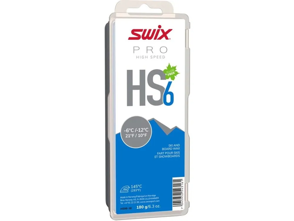 Výhodná Nabídka Vosk Swix High Speed HS06-18 (-6°C/-12°C), 180g