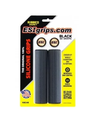 Gripy ESI Ribbed Chunky Black Pouze Dnes
