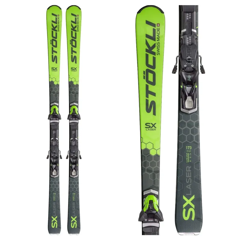 Stöckli Laser SX + Salomon MC11 black matt/shiny Jen Po Omezenou Doba