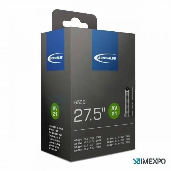 Schwalbe Duše 27.5" AV21 40/62-584 auto-ventilek Must-Have
