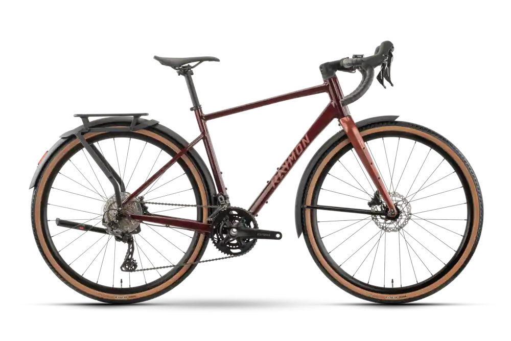 Gravel kolo Raymon Territ Pro Street hnědá - Velikost M Přímo Od Výrobce