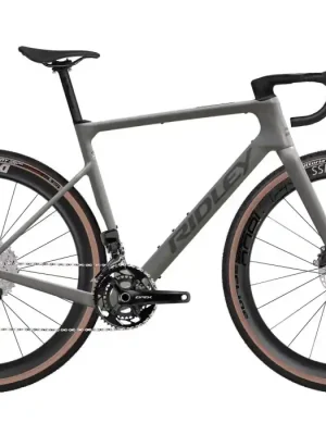 Cenově Výhodný Gravel kolo RIDLEY kolo ASTR GRX800 Di2 Empress Grey/Anthracite Metallic L - Velikost L
