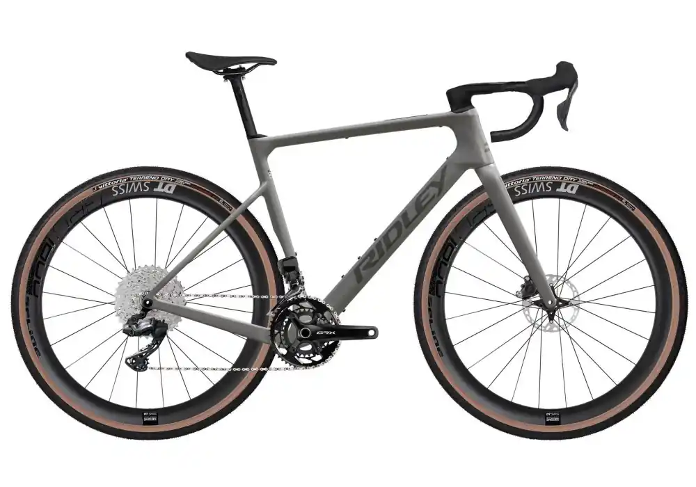 Cenově Výhodný Gravel kolo RIDLEY kolo ASTR GRX800 Di2 Empress Grey/Anthracite Metallic L - Velikost L