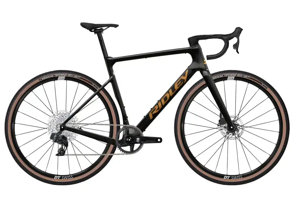 Gravel kolo RIDLEY kolo ASTR Rival XPLR Black Metallic/Bronze Gold M - Velikost XL Cenově Výhodný