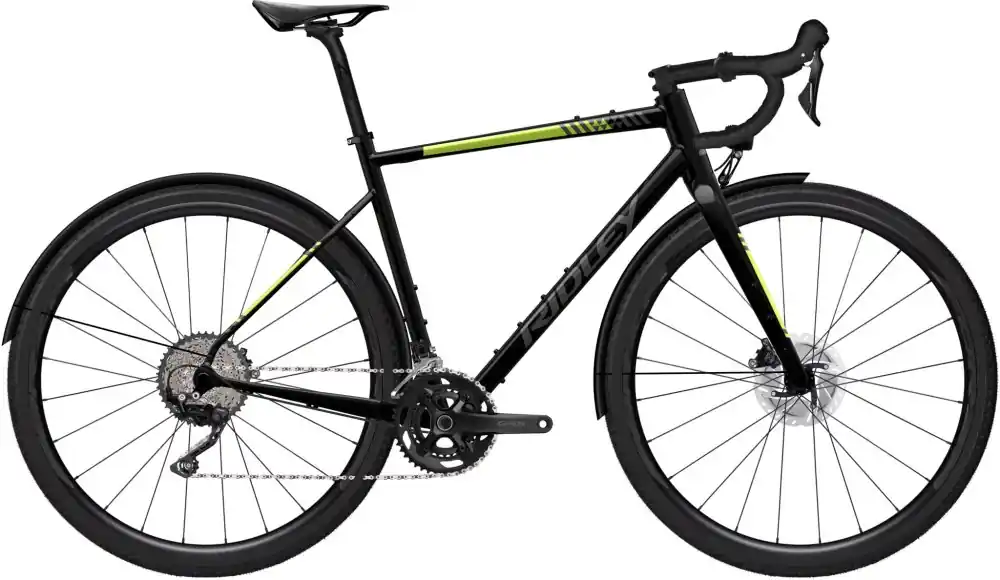 Výhodná Nabídka Gravel kolo RIDLEY kolo KANZO ADVENTURE Alu EQ GRX400 Black S - Velikost S
