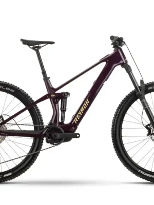 Originální Celoodpružené horské elektrokolo Raymon Airok Comp Purple - Velikost XL