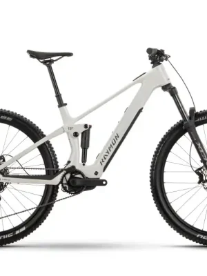 Autentický Celoodpružené horské elektrokolo Raymon Airok Pure Star White - Velikost L