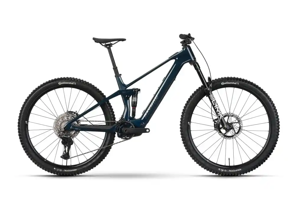 Celoodpružené horské elektrokolo Raymon Airok Ultra Blue - Velikost L Akce