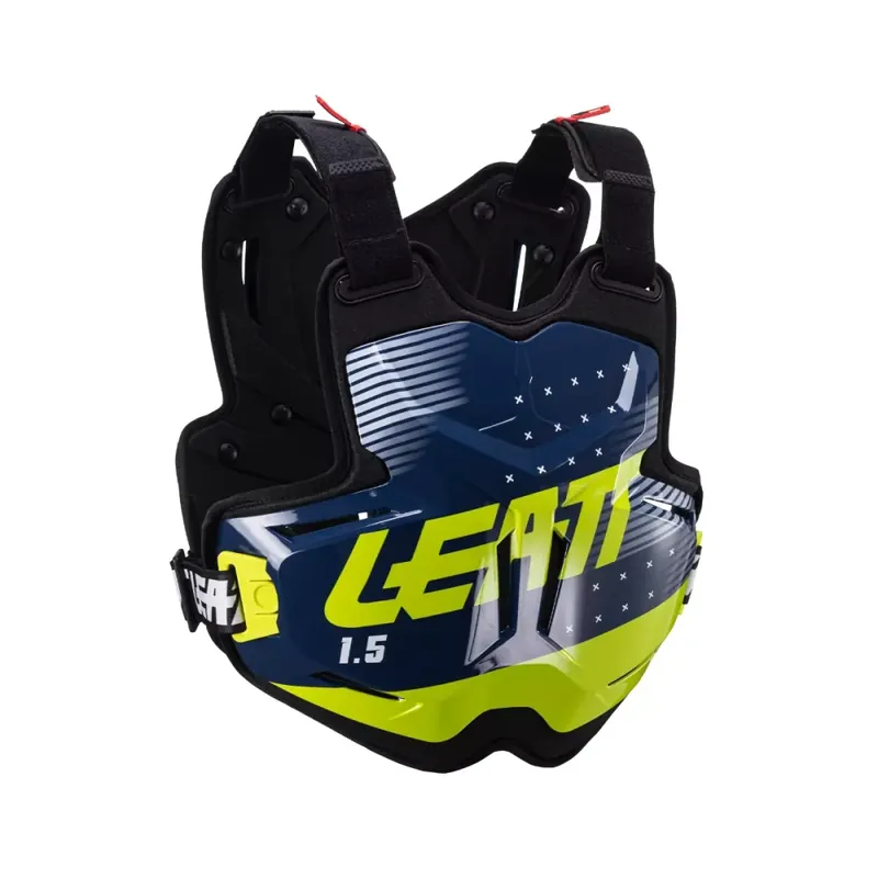 Leatt chránič tela Chest Protector 1.5 Torque, modrý - Varianta One size Akční Nabídka