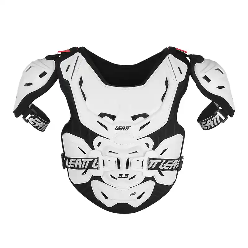 Leatt chránič tela Protector 5.5 Pro Jr, Wht/Blk - Varianta S-XL 134-159cm Značkový