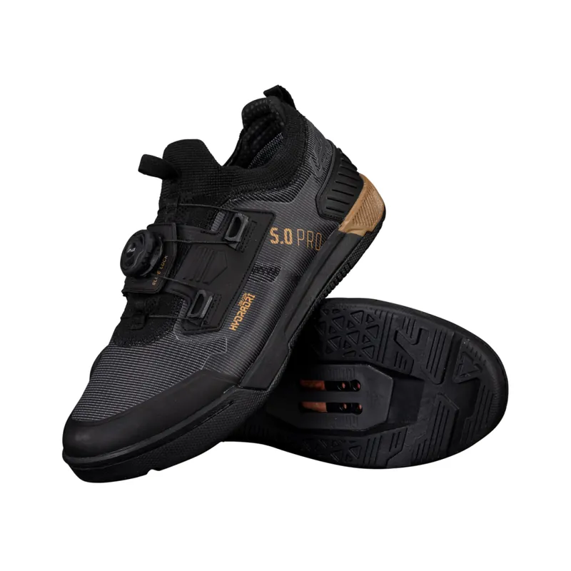 Leatt cyklistická obuv HydraDri 5.0 ProClip, pánska, black - Varianta 47 Sezónní Sleva