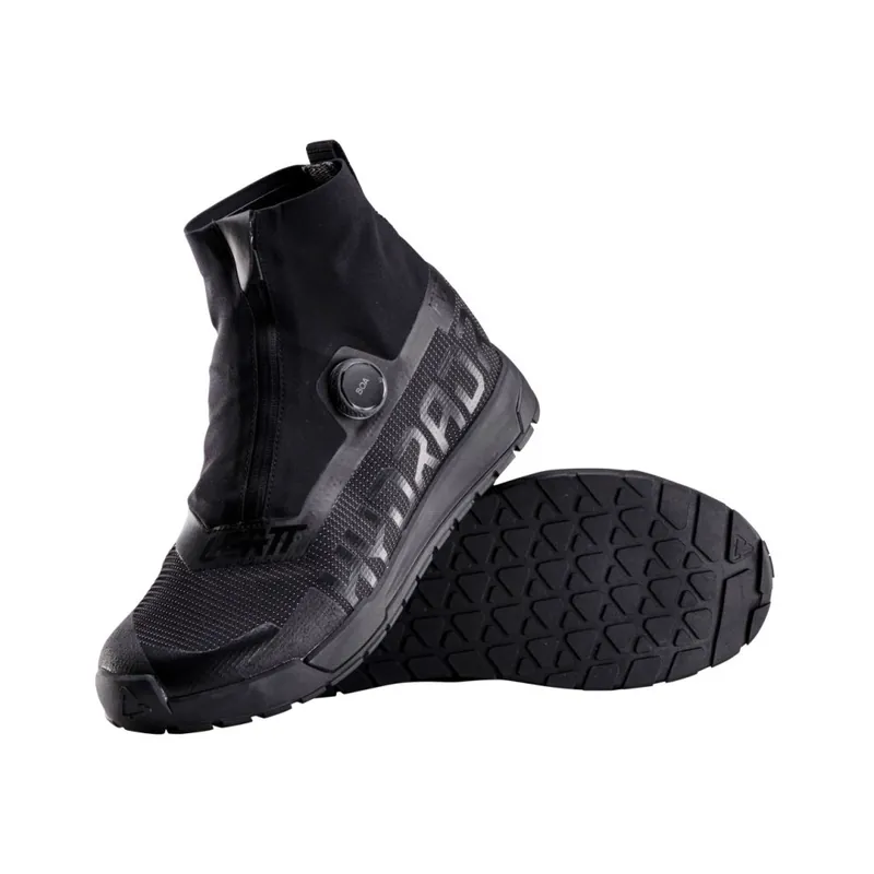 Dokud Zásoby Vydrží LEATT cyklistická obuv HydraDri ProFlat 7.0 Boa , Black - Varianta EU42 / CM 26.5 / US8.5 / UK8