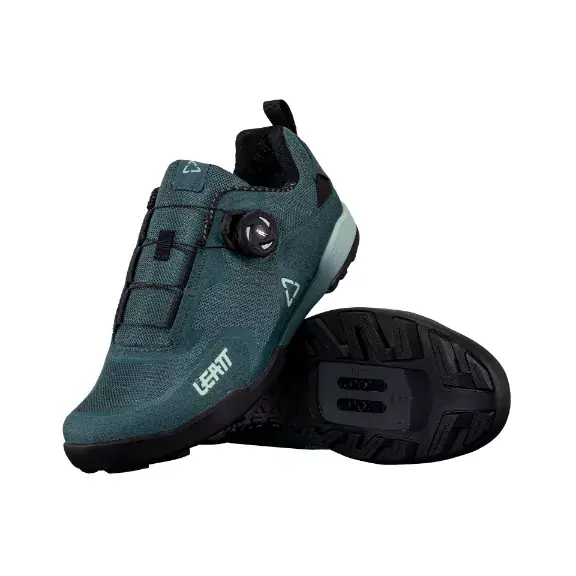 Sezónní Sleva LEATT cyklistická obuv ProClip 6.0 Teal - Varianta US11 / UK10.5 / EU45.5 / 29cm