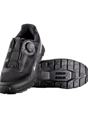 Akční Cena LEATT cyklistická obuv ProClip 6.0 Trail Boa , Black - Varianta EU42 / CM 26.5 / US8.5 / UK8